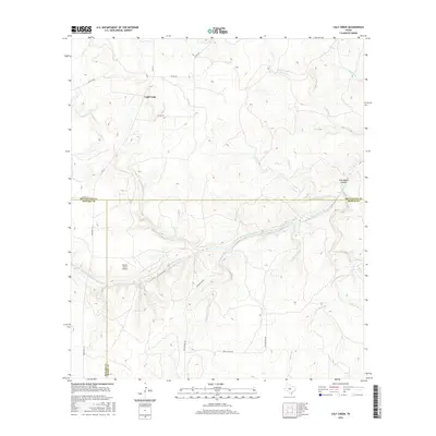 2016 Map of Calf Creek, 2016 Print