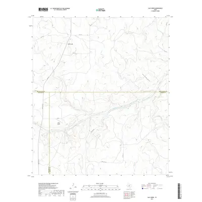 2019 Map of Calf Creek, 2019 Print