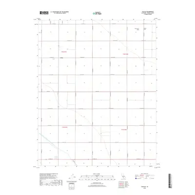 2018 Map of Calflax, 2018 Print