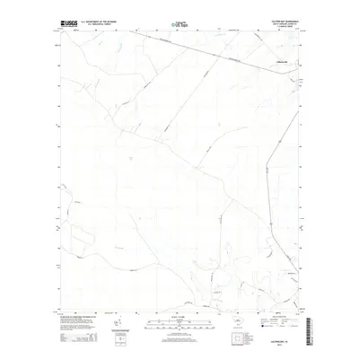 2014 Map of Calfpen Bay, 2014 Print
