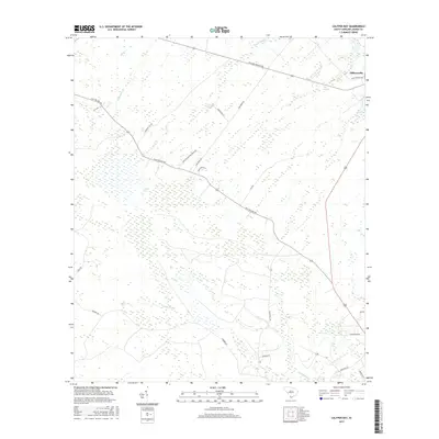2017 Map of Calfpen Bay, 2017 Print