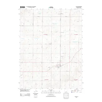 2013 Map of Calhan, 2013 Print