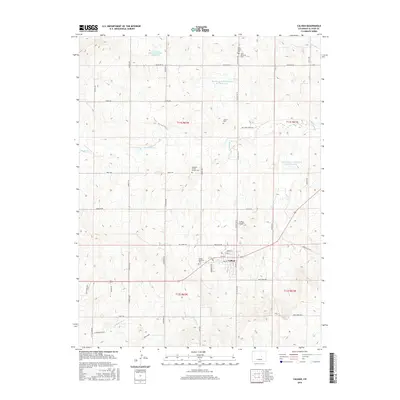 2016 Map of Calhan, 2016 Print