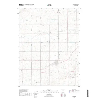 2019 Map of Calhan, 2019 Print
