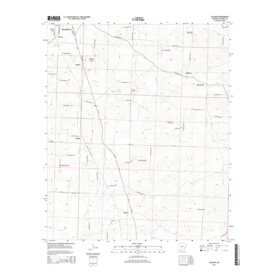 2014 Map of Calhoun, 2014 Print