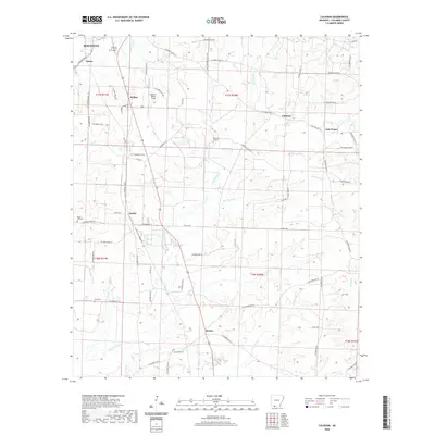2020 Map of Calhoun, 2020 Print