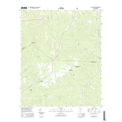 2017 Map of Calhoun Creek, 2017 Print