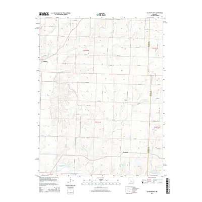 2015 Map of Calhoun East, 2015 Print