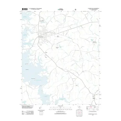 2012 Map of Calhoun Falls, 2012 Print