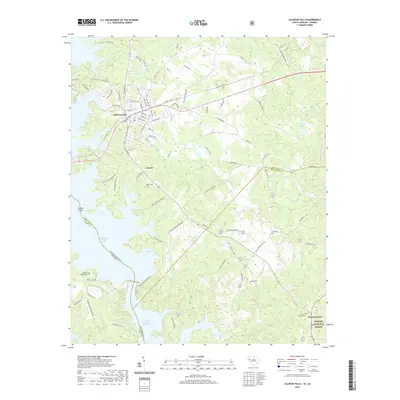 2020 Map of Calhoun Falls, 2020 Print