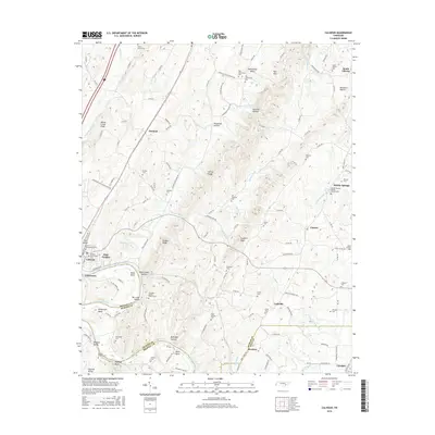 2016 Map of Calhoun, 2016 Print