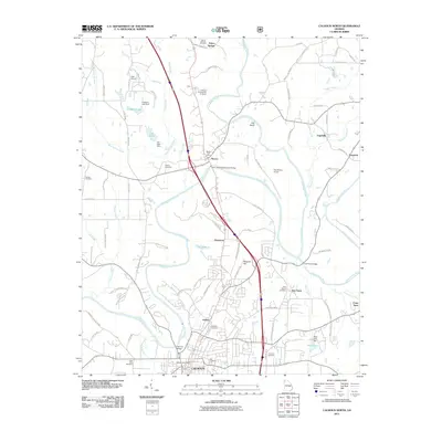 2011 Map of Calhoun North, 2011 Print