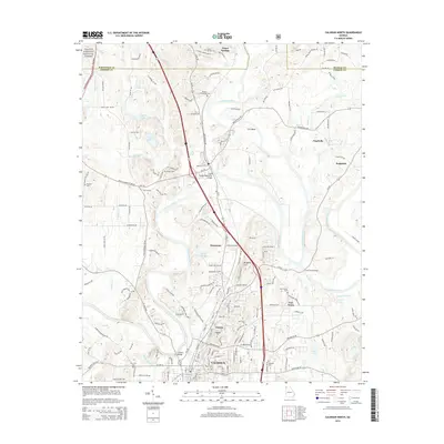 2014 Map of Calhoun North, 2014 Print