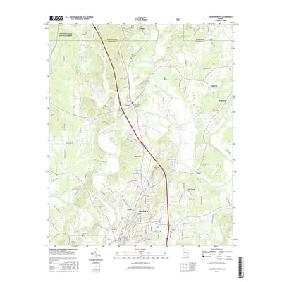 2017 Map of Calhoun North, 2017 Print