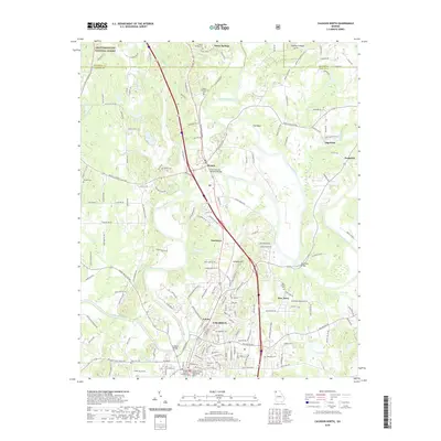 2020 Map of Calhoun North, 2020 Print
