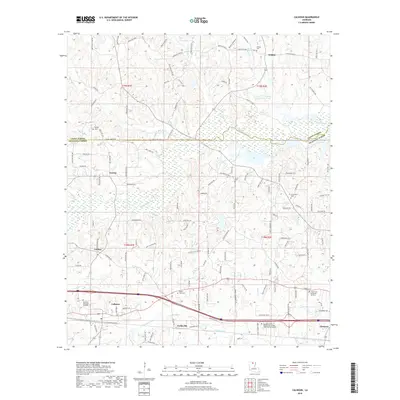 2018 Map of Calhoun, 2018 Print