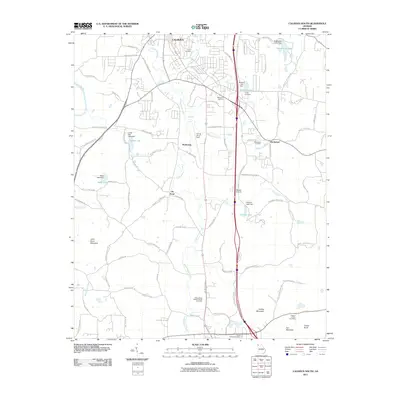 2011 Map of Calhoun South, 2011 Print