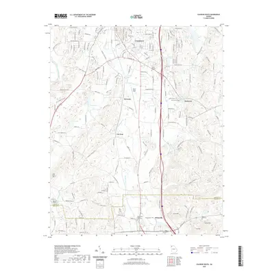 2020 Map of Calhoun South, 2020 Print