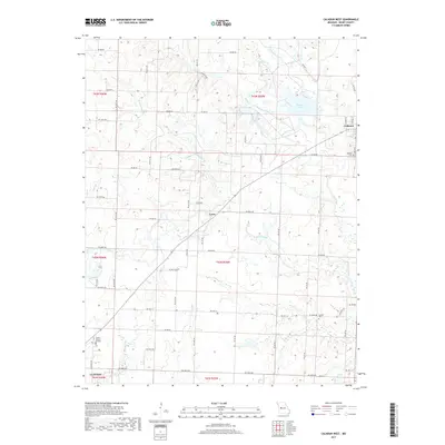 2017 Map of Calhoun West, 2017 Print