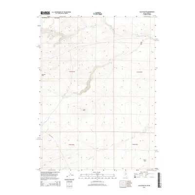 2015 Map of Calico Butte, 2015 Print