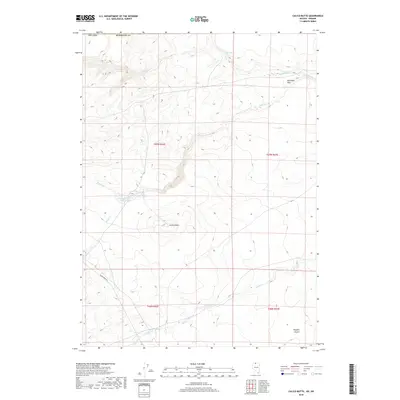 2018 Map of Calico Butte, 2018 Print