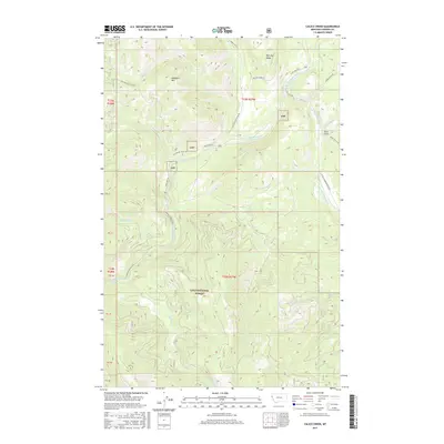 2017 Map of Calico Creek, 2017 Print