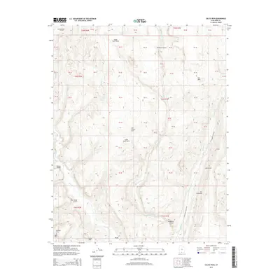 2014 Map of Calico Peak, 2014 Print