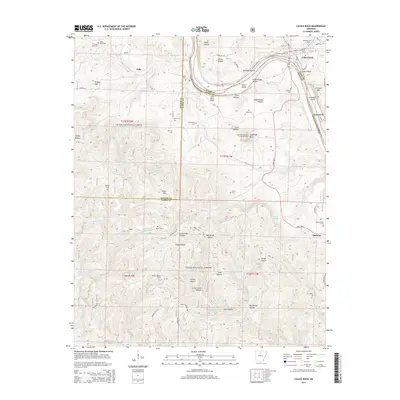 2014 Map of Calico Rock, 2014 Print