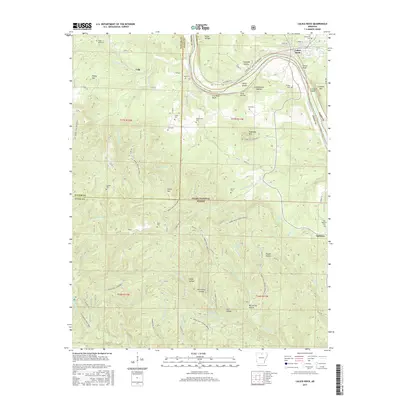 2017 Map of Calico Rock, 2017 Print