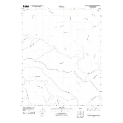 2010 Map of Caliente Canyon North, 2010 Print