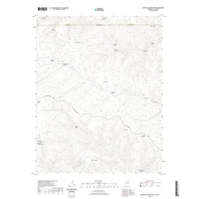 2020 Map of Caliente Canyon North, 2020 Print