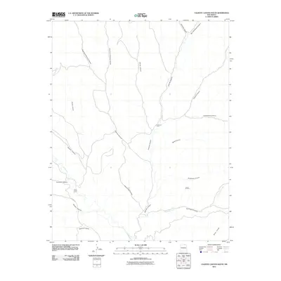 2010 Map of Caliente Canyon South, 2010 Print