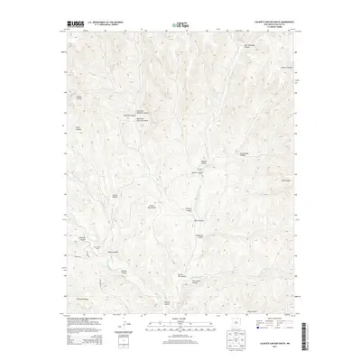 2013 Map of Caliente Canyon South, 2013 Print