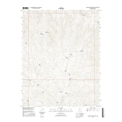 2017 Map of Caliente Canyon South, 2017 Print