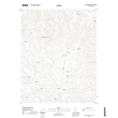 2020 Map of Caliente Canyon South, 2020 Print