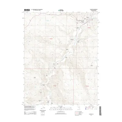 2014 Map of Caliente, 2014 Print