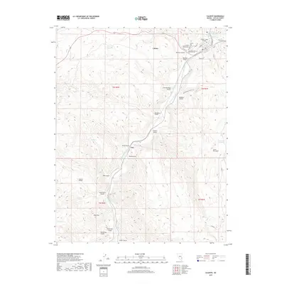 2018 Map of Caliente, 2018 Print