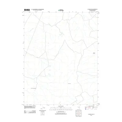 2012 Map of Caliente NW, 2012 Print
