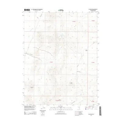 2014 Map of Caliente NW, 2014 Print