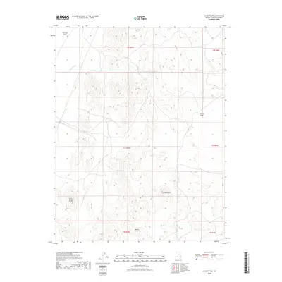2018 Map of Caliente NW, 2018 Print