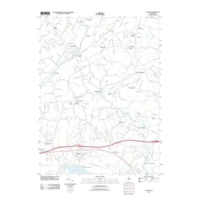 2011 Map of Califon, 2011 Print