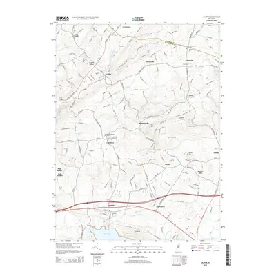 2014 Map of Califon, 2014 Print