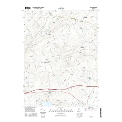 2016 Map of Califon, 2016 Print