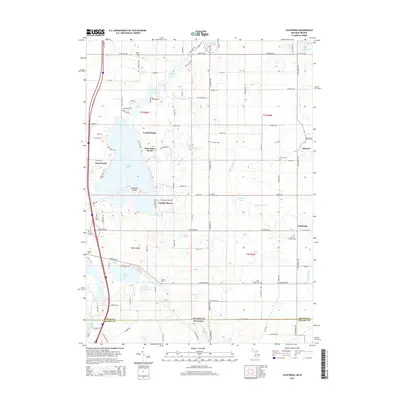 2014 Map of California, 2014 Print