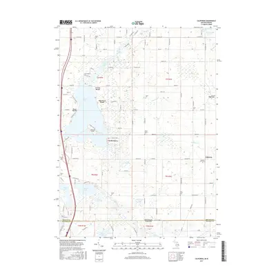 2017 Map of California, 2017 Print