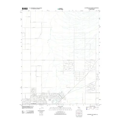 2012 Map of California City North, 2012 Print