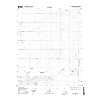 2015 Map of California City North, 2015 Print