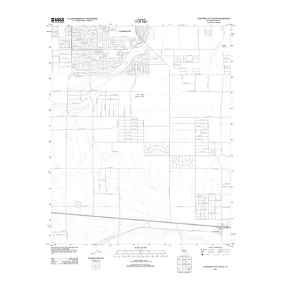 2012 Map of California City South, 2012 Print