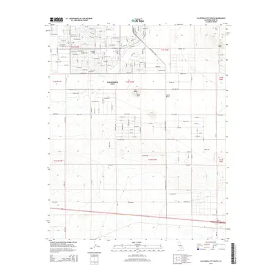 2015 Map of California City South, 2015 Print