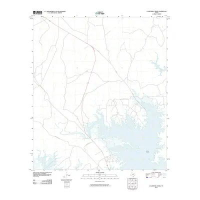 2010 Map of California Creek, 2010 Print